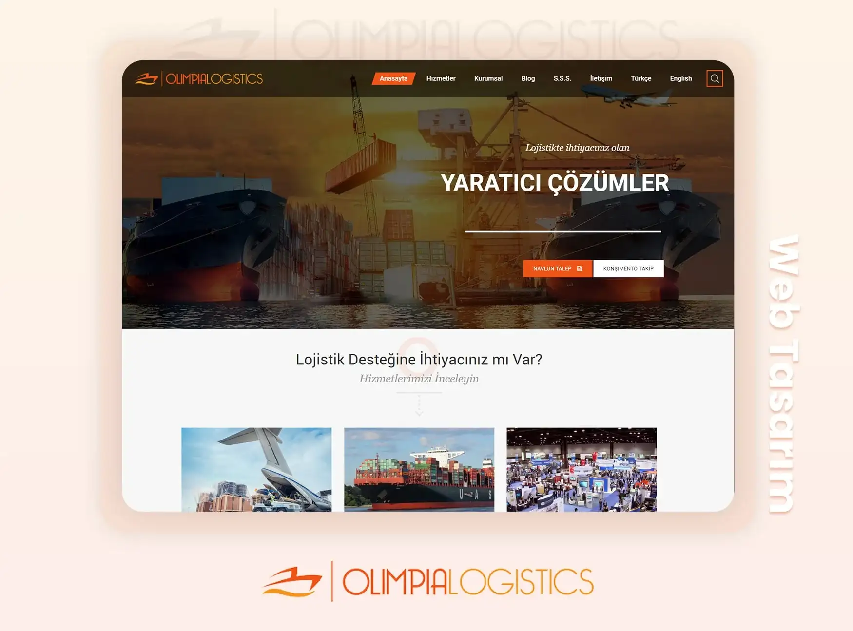Olimpia Logistics - Web Tasarım