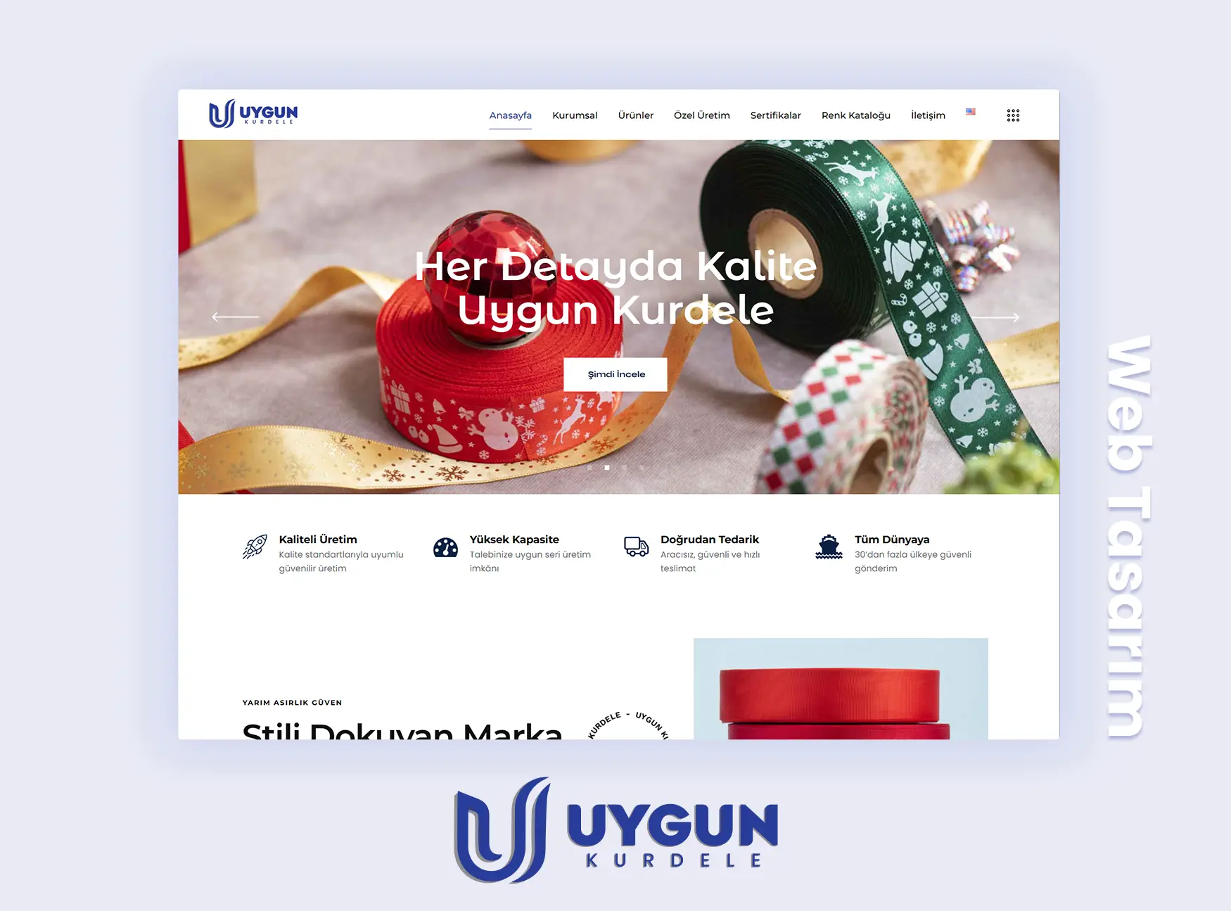 Uygun Kurdele Web Tasarım Çalışması | Magna Dijital